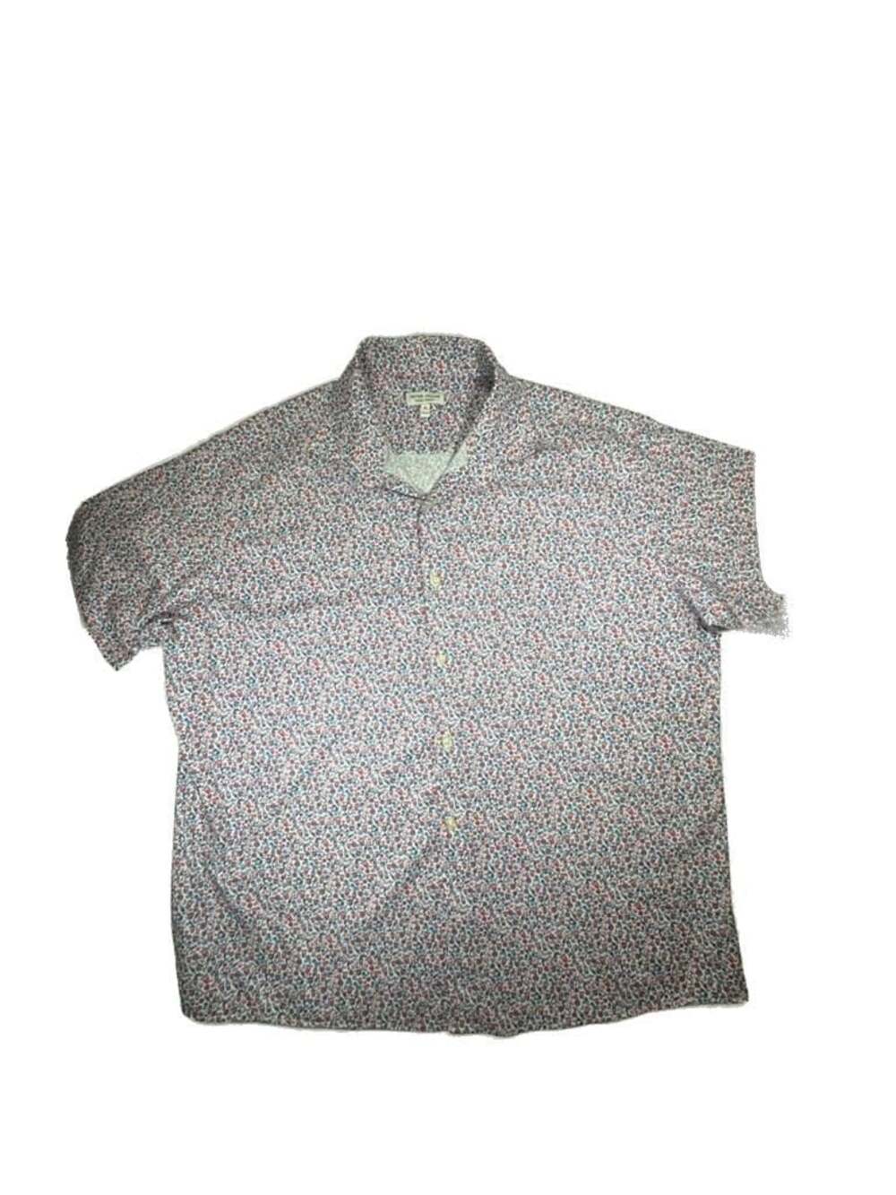 Peter Millar Summer Comfort Cocktail Party Ditsy Short Sleeve Button Down XL